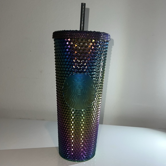 Starbucks 2023 Oil Slick Studded Cold cup - Picture 3 of 10